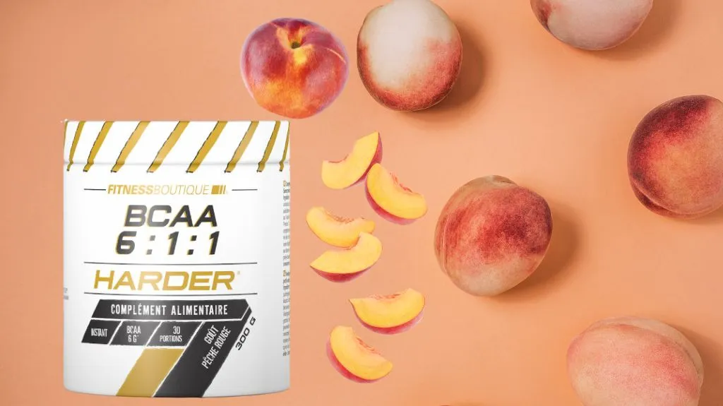 complement alimentaire bcaa 6:1:1 harder peche rouge