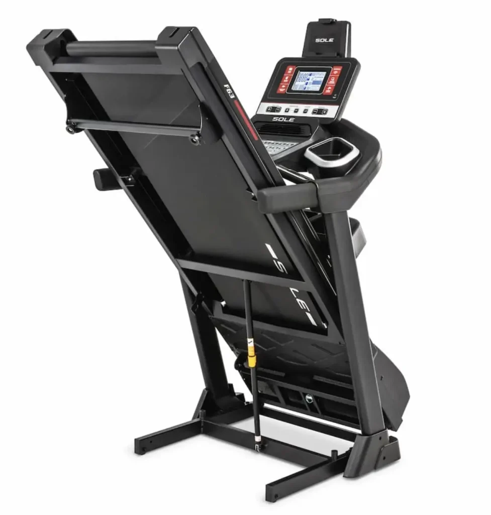 tapis de course sole f63 plié en deux