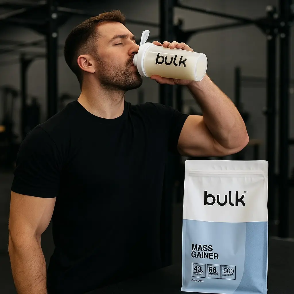 homme qui test bulk mass gainer prise de masse