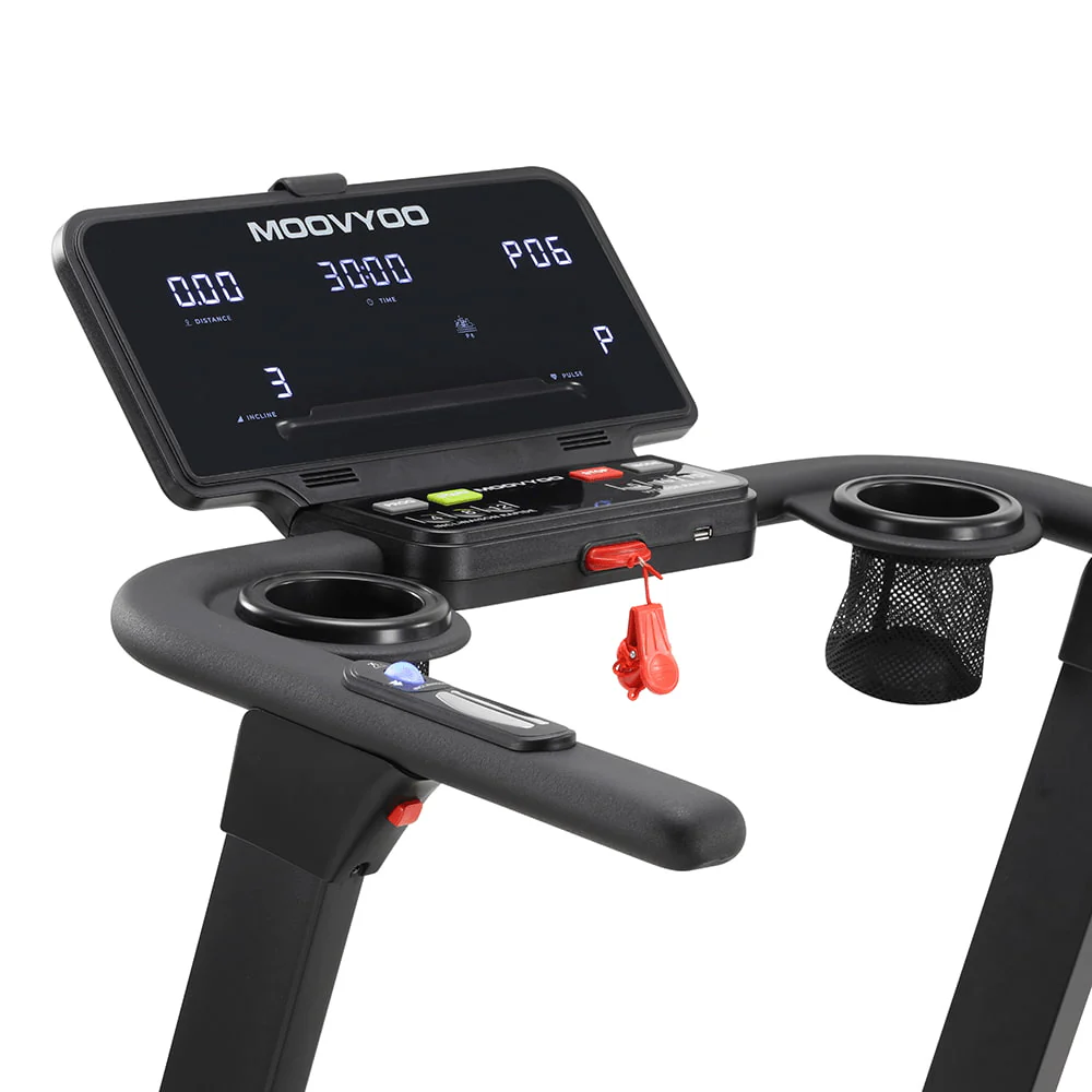 console tapis de course moovyoo leopard