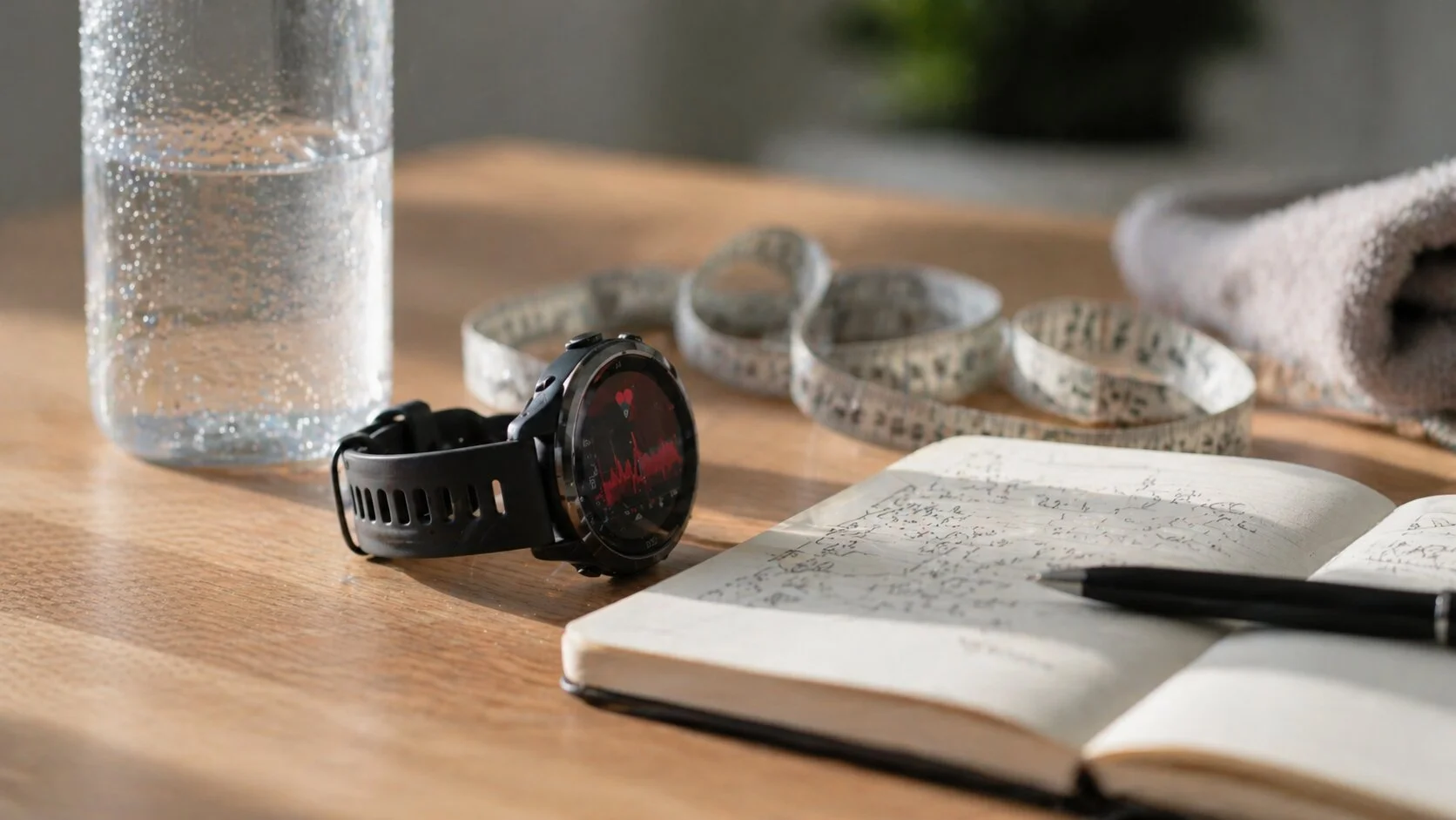 Suivi des r&eacute;sultats apr&egrave;s 6 semaines de v&eacute;lo d'appartement quotidien