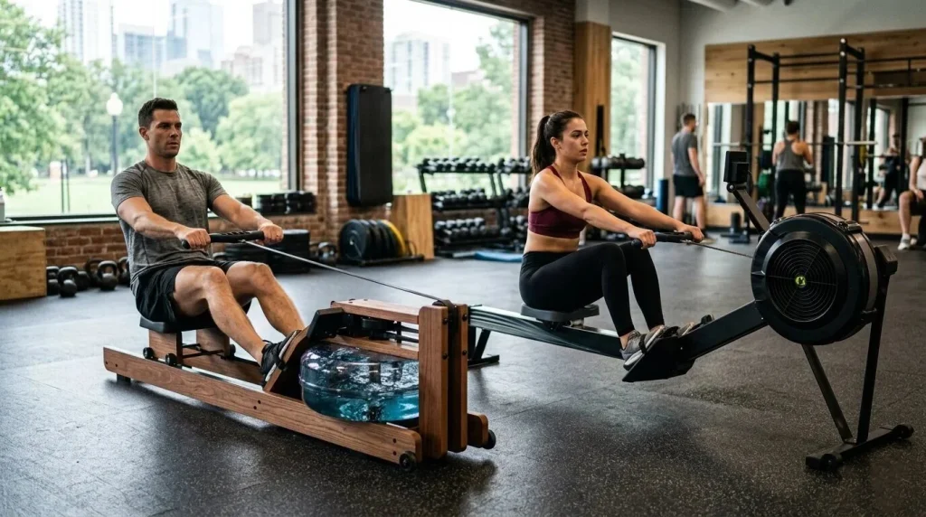 rameur &agrave; eau ou air