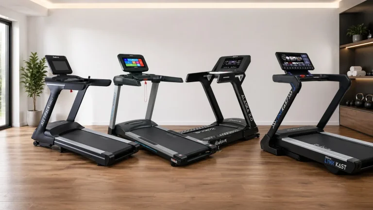 Tapis de course Heubozen dans une salle de sport en appartement