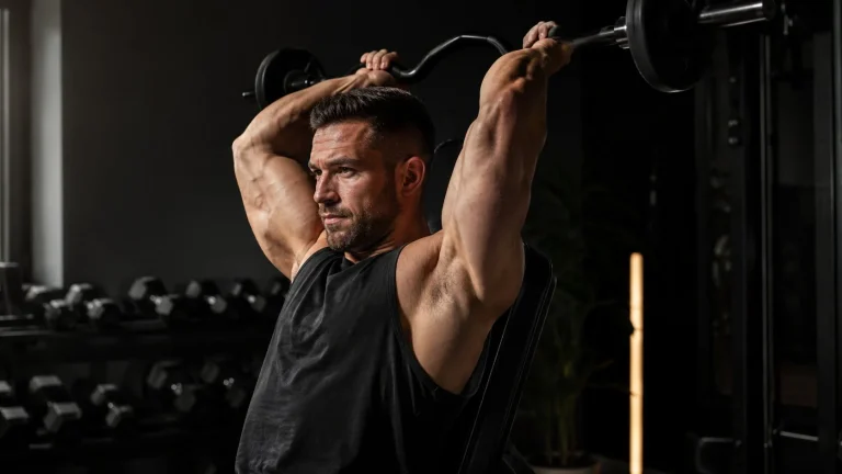 french press musculation guide complet technique triceps barre EZ