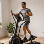 Bienfaits du vélo elliptique, séance de cardio à domicile sur un vélo elliptique