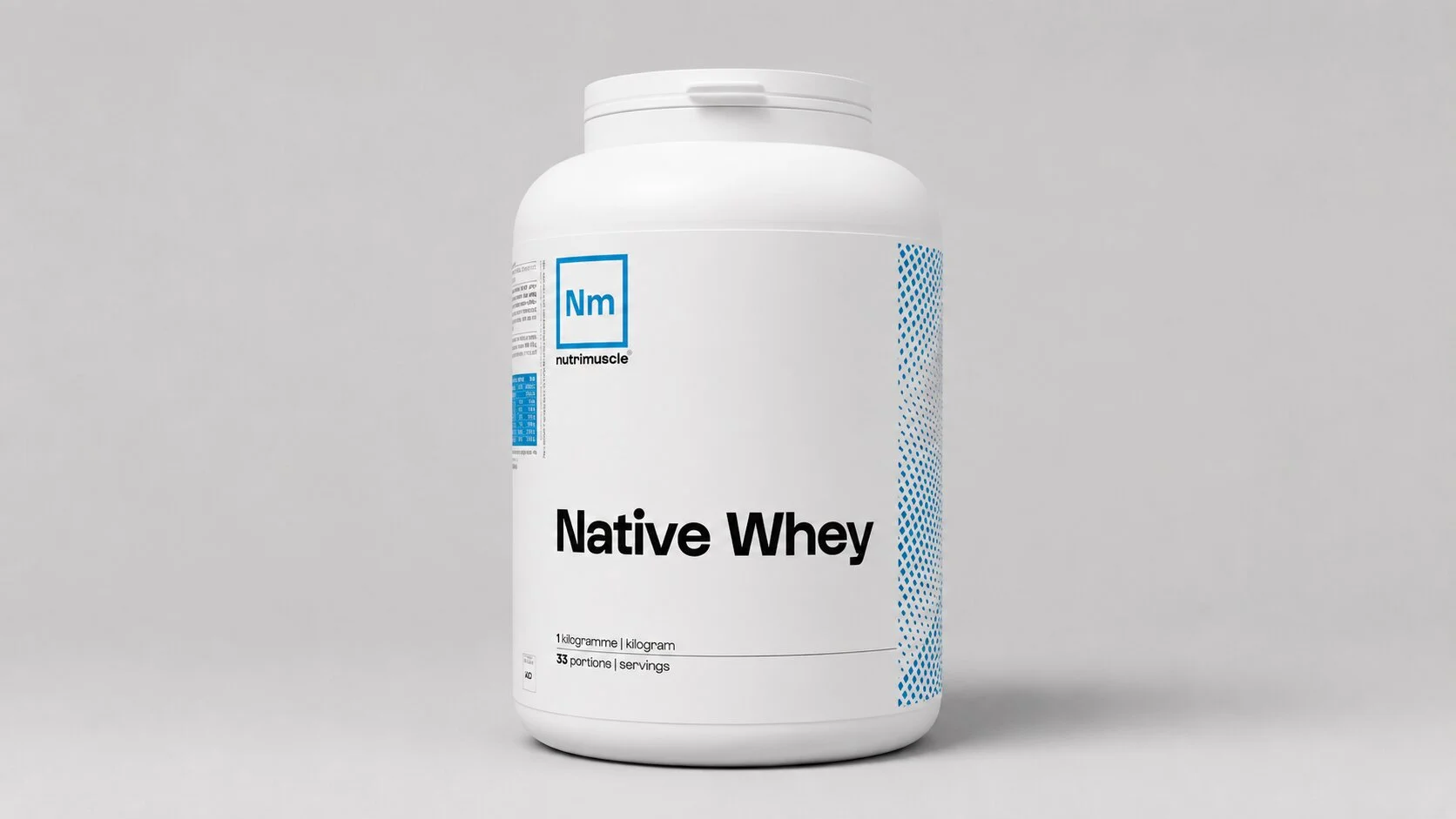 Nutrimuscle Whey Native Isolate nature, whey isolate native fran&ccedil;aise