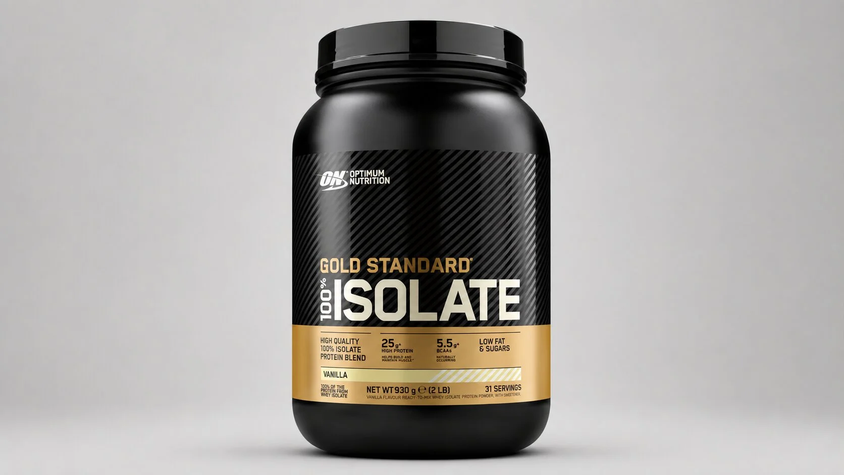 Pot d'Optimum Nutrition Gold Standard 100% Whey, whey certifi&eacute;e Informed-Choice