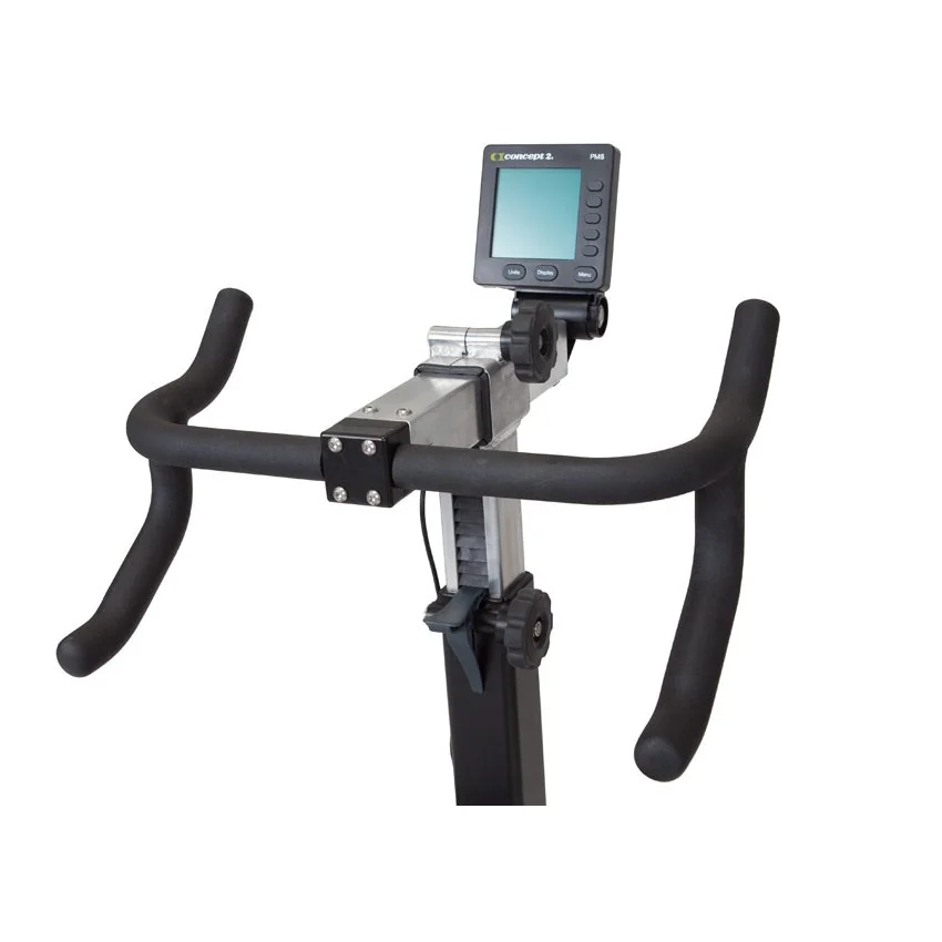Guidon cintré et moniteur PM5 du Concept2 BikeErg